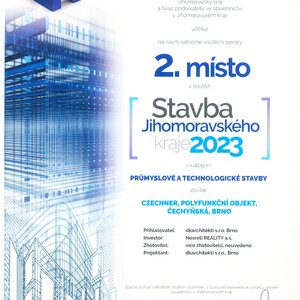 Stavba roku Jihomoravského kraje 2023 Stavba roku Jihomoravského kraje 2023