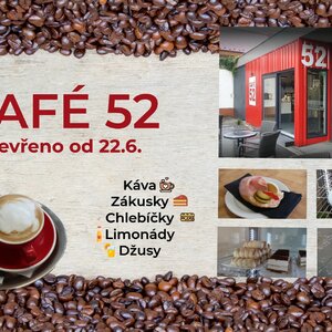 Kavárna CAFÉ 52 opět otevřena
