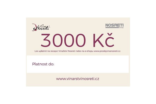 Dárkový poukaz 300 Kč II