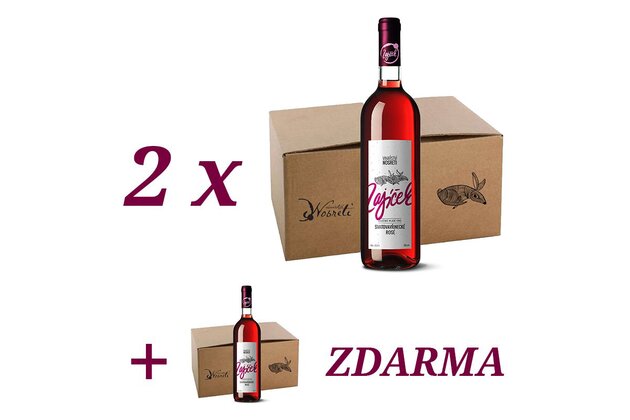2x karton SVA rosé 2022 + karton SVA rosé ZDARMA